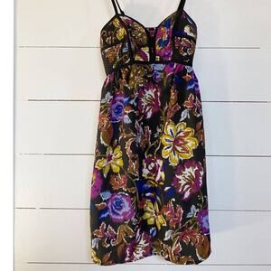 Xhilaration Corset Top‎ Floral Mini Dress sz XS